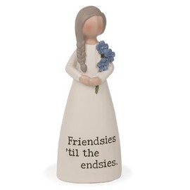Blossom Bucket Friendsies Mini Angel Figurine, 4.25-inch Height, Resin, Home, Home Décor