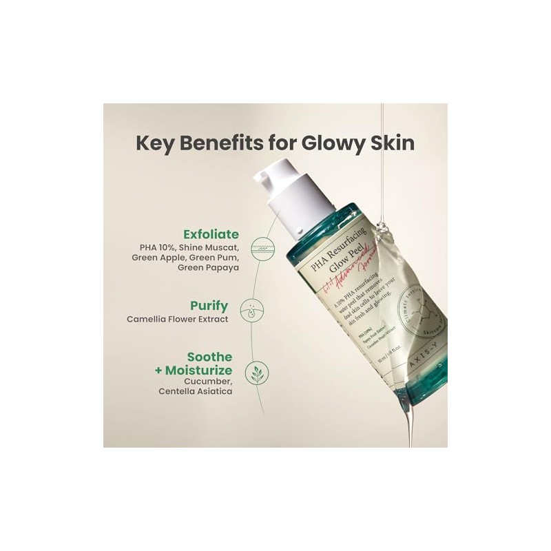 AXIS-Y - PHA Resurfacing Glow Peel - Exfoliante facial con