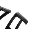 Glossy Black Front Fog Lamp Eyebrow Eyelid Cover Trim Replacement