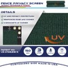 Windscreen4less 6' x 25' Privacy Fence Screen in Green with