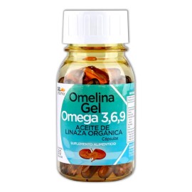 Omelina Gel Aceite De Linaza Omega 3, 6, 9 | 60 Cápsulas Sabor No