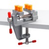 Treki Mini Vice Small Clampable Table Vice for Workbench, Jaw
