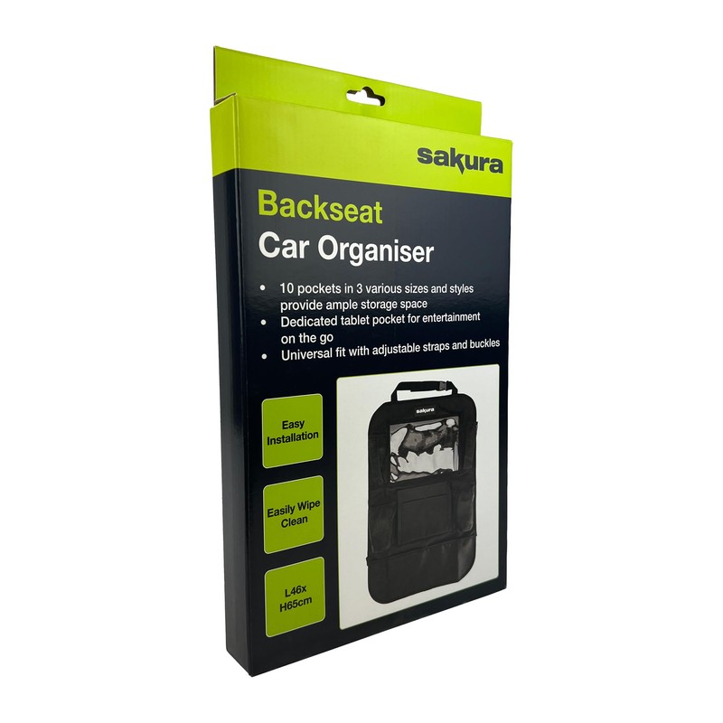 Sakura Car Essentials Backseat Car Organiser