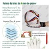 Guantes Profesionales Con Varillas Para Portero De Fútbol