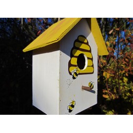 HÜWÜKNÜ Bird House, Nesting Box, Bird House, Bee