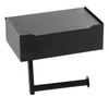 Toilet Tissue Holder Box Stainless Steel Black Wall Mounted Toilet