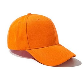 Boolavard Baseball Cap Adjustable Size for Running Workouts and Outdoor Activities All Seasons (Orange)