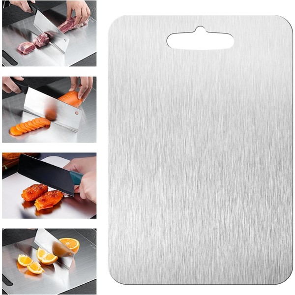 Titanium Cutting Board - 2025 New Upgrade 100% Pure Titanium