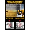 Cordless Paint Sprayer with 2 Batteries， HVLP Electric Paint Gun,
