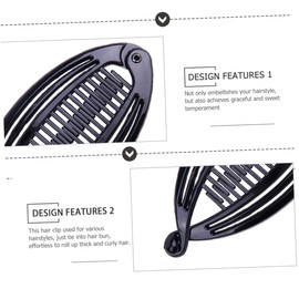 Mikinona Ladies' Banana Comb Holder 9pcs Ponytail Clips Interlocking Banana Clip Combs for Women Girls Stylish