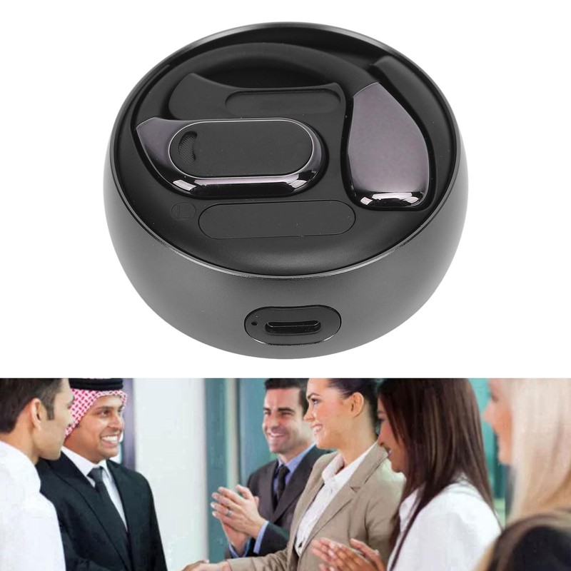Pyhodi Real Time Language Translator Earbuds, Open Ear AI Translation