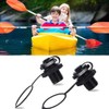 Inflatable Boat Air Valve,2PCS Inflatable Boat Spiral Air Plugs One-Way