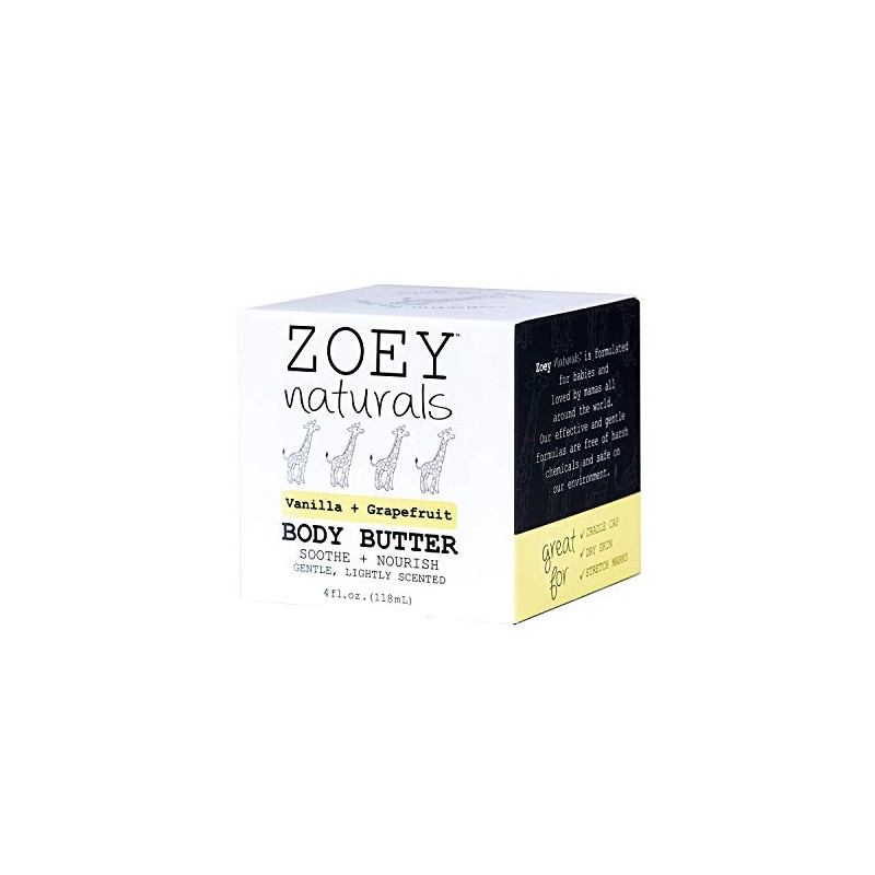 Absolutely Natural Mantequilla corporal de toronja de vainilla Zoey Naturals