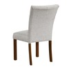 HomePop Button Tufted Fabric Dining Chairs - Neutral Textured Solid