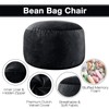 EDUJIN 3 ft Bean Bag Chair: 3' Memory Foam Bean