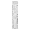 4X Essential EKG Ruler Pocketcard in English