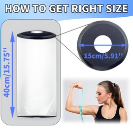 Meydoja PICC Line Shower Cover Waterproof IV & PICC Line Shower Protector for Chemotherapy Treatment, Reusable