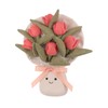 Apricot Lamb Tulip Bouquet Bouquet Flower Plush Toys for Children,