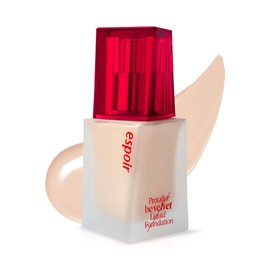 Espoir- Base de maquillaje Pro Tailor Be Velvet SPF22 PA++ n.° 4 Petal 1,01 fl oz | Cobertura duradera y potente | Crema fina