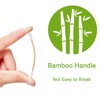 Egaageoi Organic Bamboo Cotton Swabs, 800 Count - Biodegradable Double-Tip