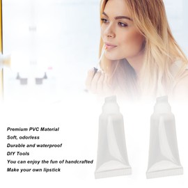 Lip Gloss Tube, 25 Pieces Lip Gloss Tube Refillable Transparent Soft Mini Cosmetic Container Empty for Shampoo Body Lotion 5ml Empty Lip Gloss Tubes Cute for DIY Lip Gloss Lip Balm for Comes