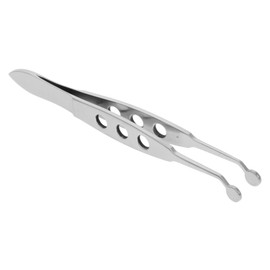 FRCOLOR Meibomian Gland Massage Forceps Eyelid Massage Tweezers for Eye Stye Removal Therapeutic Eyelid Flip Tool Efficient Gland Unblocking Durable and Easy to Clean Eyelid Forceps