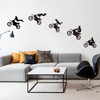 Quanyuchang Dirt Bike Decals Motorcycle Wall Stickers, Motocross Sports Murals