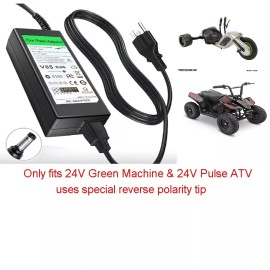 Unbranded 24V Charger for 24V Green Machine & Pulse Brand ATV Four Wheeler AC Adapter