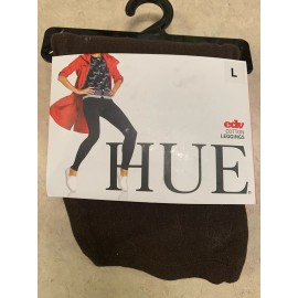 Hue Women's EDV Cotton Leggings Espresso Brown Size S NWT