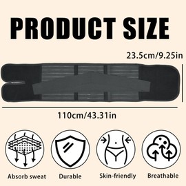 VPB 3 in 1 Bauchgurt für Damen, Bauchgurt nach der Geburt, Stützgürtel und Erholung nach der Geburt, Bauchgurt nach der Geburt, Bauchbandage (Schwarz, L)