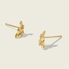 MUMREUES Gold Earrings for Women Trendy 14K Gold Plated Stud