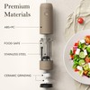 Ultrean Electric Pepper Grinder, Rechargeable Salt and Pepper Grinder with