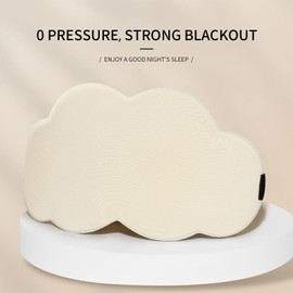 Qwesure Xixi 3D Cloud Eye Mask Breathable Slow Rebound No Trace Eye Mask Lunch Nap Blackout Eye Mask Pack of 2