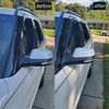 Puermto 94547 Sunproof Waterproof Side Window Wind Deflector, 4pcs Protective