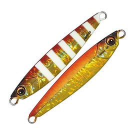Major Craft JPS30 2TON Jigpara Short, 1.1 oz (30 g), Red Gold Zebra