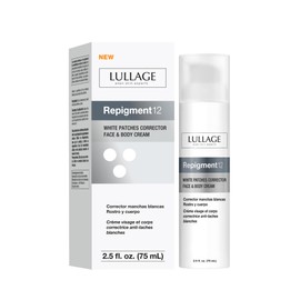 LULLAGE, Repigment 12, Crema correctora para Manchas Blancas en Cara y Cuerpo, Apta para Todo Tipo de Piel, 75 ml