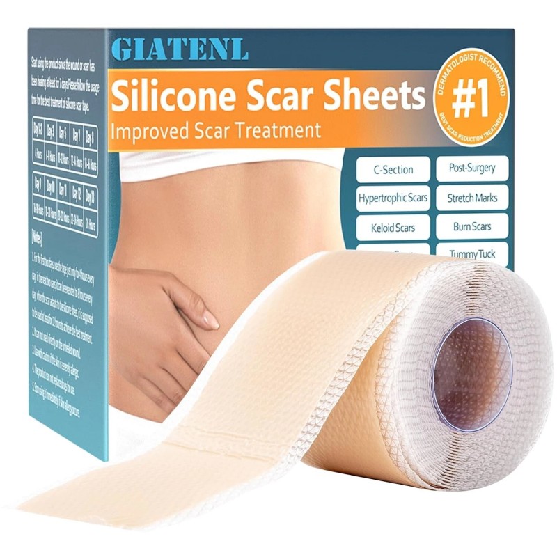 Invisible Silicone Scar Tape - Flexible, Reusable & Comfortable -