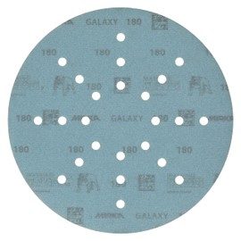 Mirka Galaxy Sandpaper 225 mm Velcro Grain 180 / for Long Neck Sanders / Pack of 25 Sanding Discs