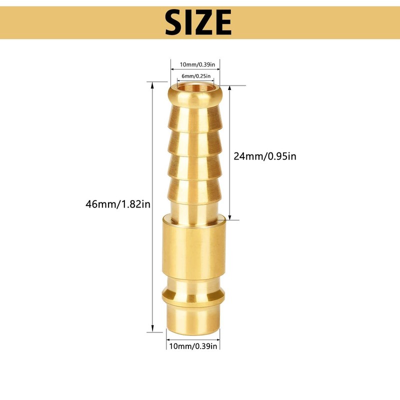 oumuik Compressed Air Coupling 10 mm / Compressed Air Connection