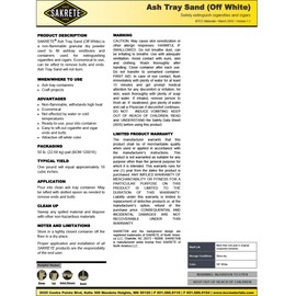Sakrete Ash Tray Sand (Off White) - 50 lb.