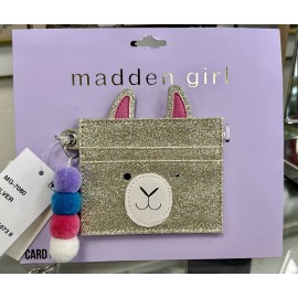 Madden Girl NWT Madden Girl Kitty Cat card case with puffy keychain - FABULOUS