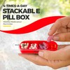 MEDca Weekly Pill Organiser, Four Times a Day, Pack of