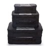 TravelWise Luggage Packing Organization Cubes 5 Pack, Black, 2 Small,