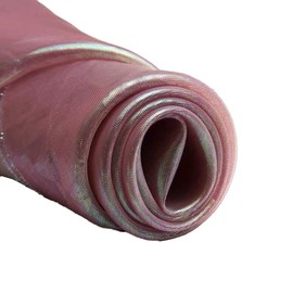 Wambere 150 cm x 5 m Organza Fabrics, Shiny Satin Fashion Fabric, Decorative Fabric, Costume Fabric for Sewing, Sold by the Metre, Decorating, Bridal Veils, Wedding Dress, Table Runner, Wedding,