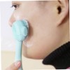 Healeved Sets Self-standing Face Washing Brush Exfoliating Grooves Deep for