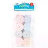 Baker Ross Coloured Satin Ribbon Value Pack 8 Colour, 4mm