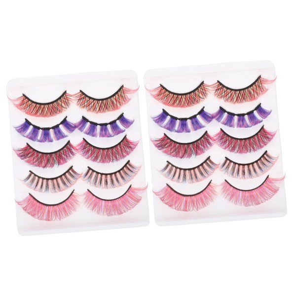 Beavorty 2 Boxes Natural Eyelashes Realistic Look Party Makeup Long