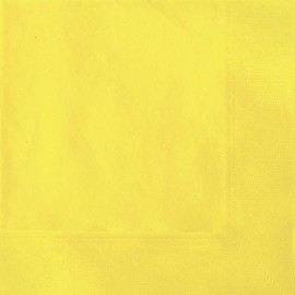 Soft Yellow Beverage Napkins, 20ct