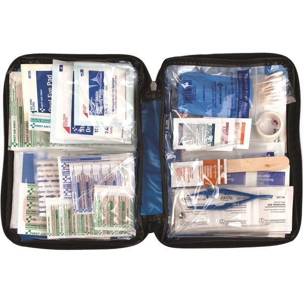 First Aid Only FAO-428 All-Purpose Emergency First Aid Kit for Home, Work, and Travel, 131 Pieces