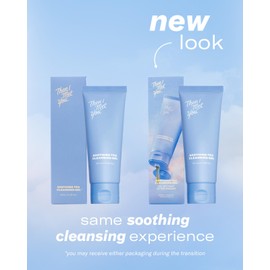 Then I Met You Soothing Tea Cleansing Gel, Hydrating Water-Based Face Cleanser with Fermented Rice Water & Green Tea, Vegan & Clean Skincare, 3.38 oz